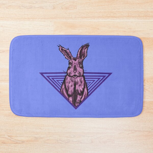 Item preview, Surreal Rabbit Illustration | Retro Geometric Vintage Animal Graphic designed and sold by Half Mess.