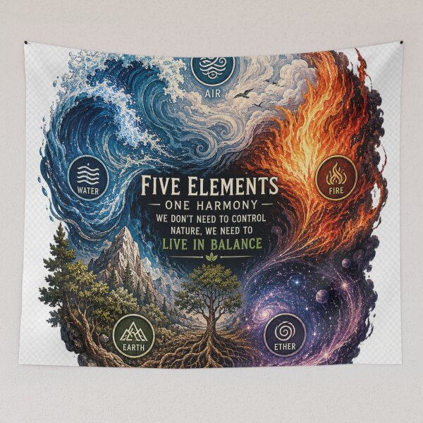Item preview, Nature five elements design designed and sold by urbanshop7.