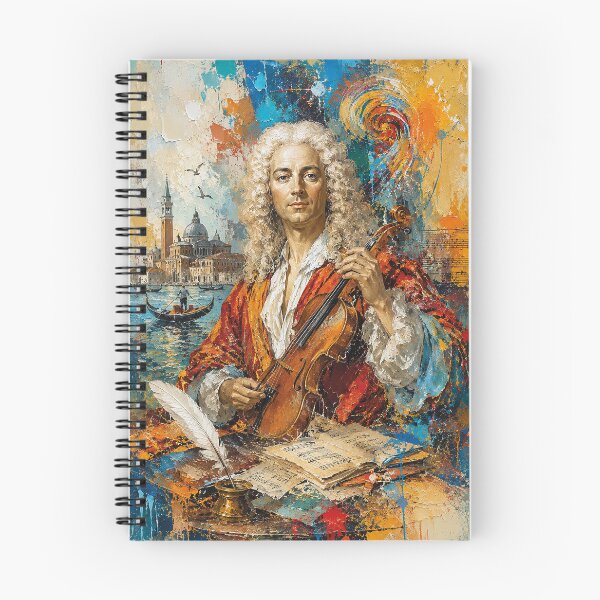 Item preview, Italian composer and violinist Antonio Vivaldi painting. designed and sold by GalleryKauffeld.