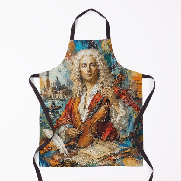 Item preview, Italian composer and violinist Antonio Vivaldi painting. designed and sold by GalleryKauffeld.