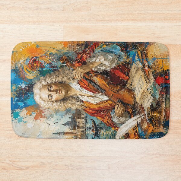 Item preview, Italian composer and violinist Antonio Vivaldi painting. designed and sold by GalleryKauffeld.