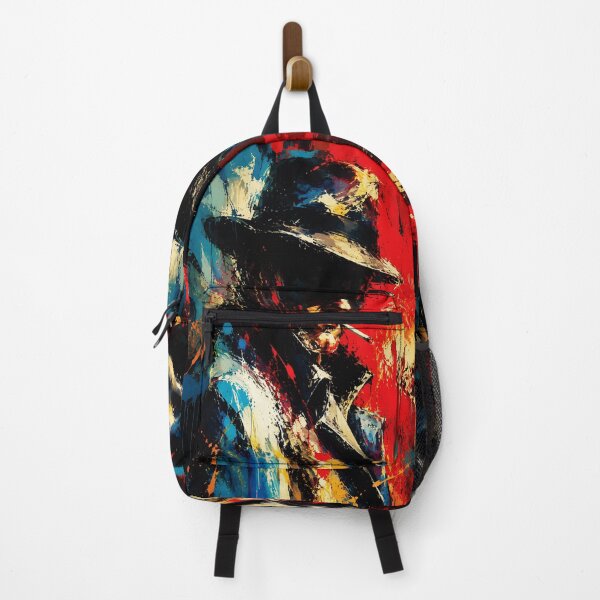 Item preview, Gangster Portrait Abstract Painting Vintage Style designed and sold by RamyGallery.