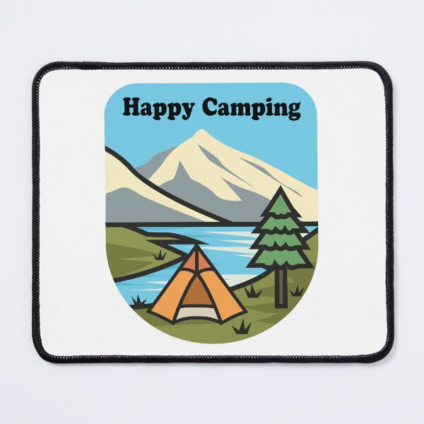 Item preview, Happy Camping Cute Adventure Design designed and sold by Faisal  Shah.