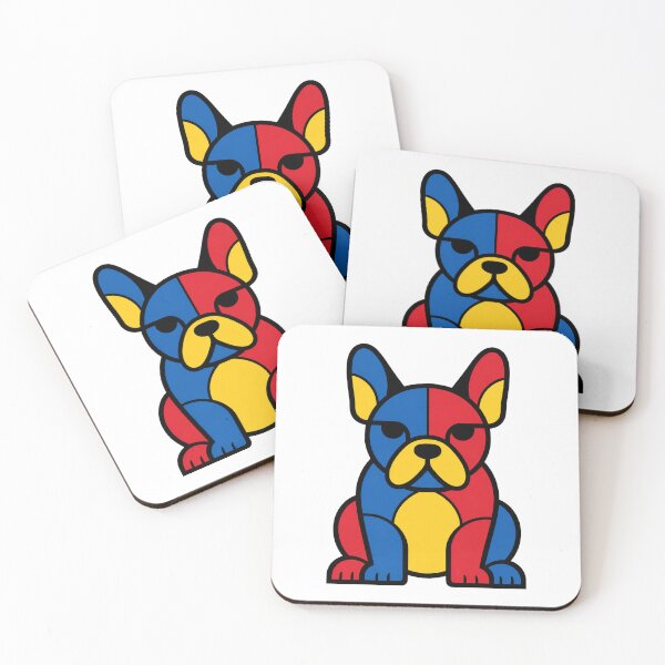Item preview, Bauhaus Bulldog Mascot designed and sold by Modern Mascot Archive.