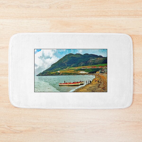 Item preview, Bray Head, Northern County, Wicklow Mountains, Dublin, Ireland, 1958, Beached Tourist Boats Excursion, Tourists designed and sold by AMacGPhilly.