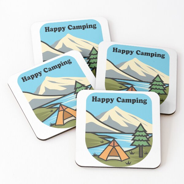 Item preview, Happy Camping Cute Adventure Design designed and sold by Faisal  Shah.