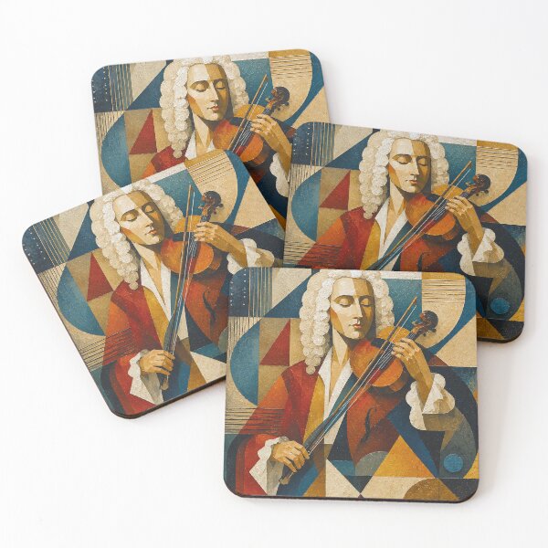 Item preview, Vivaldi, Italian composer and violinist painting. designed and sold by GalleryKauffeld.