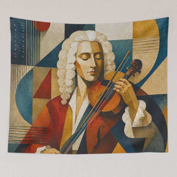 Item preview, Vivaldi, Italian composer and violinist painting. designed and sold by GalleryKauffeld.