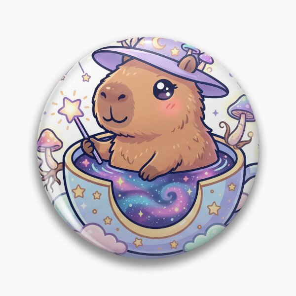 Item preview, Soft Magic Energy Kawaii Capybara designed and sold by Gifts0.