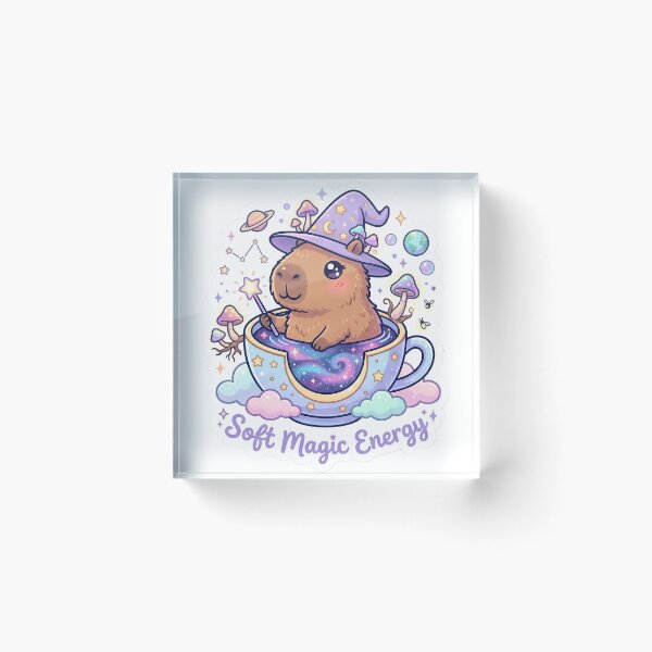 Item preview, Soft Magic Energy Kawaii Capybara designed and sold by Gifts0.