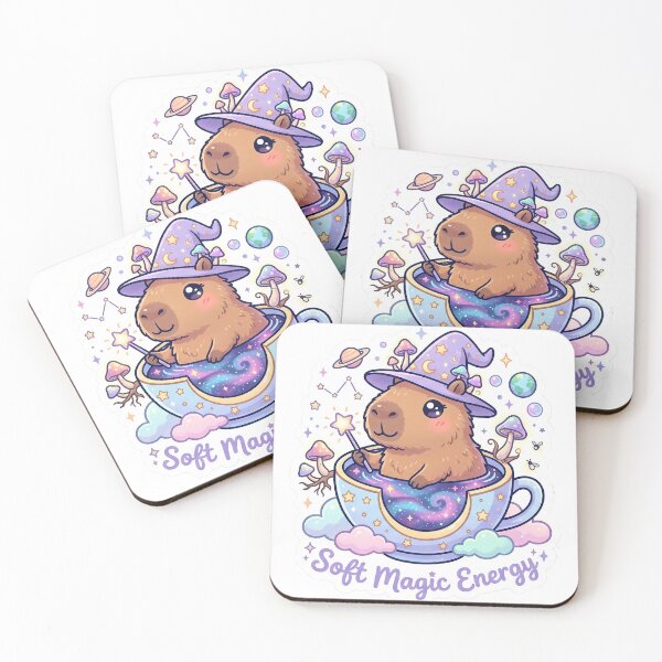 Item preview, Soft Magic Energy Kawaii Capybara designed and sold by Gifts0.