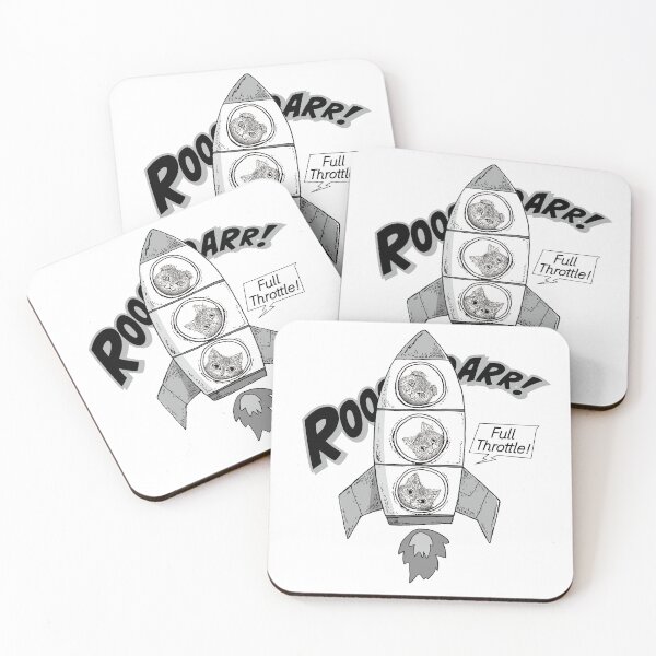 Item preview, COSMIC MEOW #02: Rocket Trio designed and sold by Neco Utyuu!.
