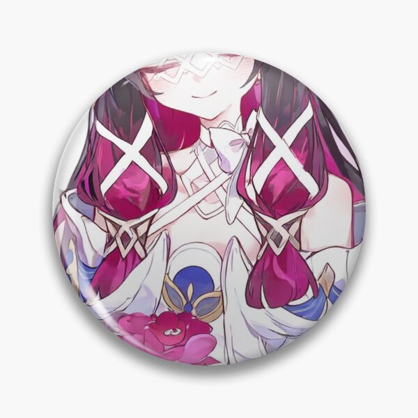 Item preview, Columbina Blindfold Holding Flower Genshin Impact designed and sold by KomiArts.