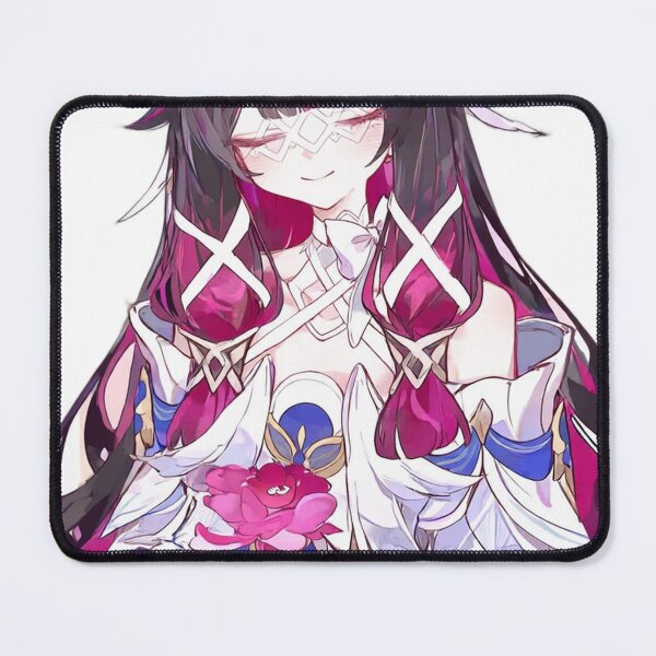 Item preview, Columbina Blindfold Holding Flower Genshin Impact designed and sold by KomiArts.