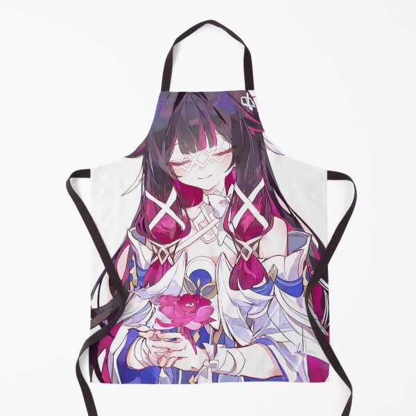 Item preview, Columbina Blindfold Holding Flower Genshin Impact designed and sold by KomiArts.