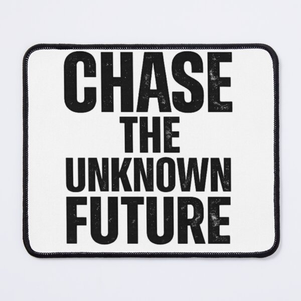 Item preview, CHASE THE UNKNOWN FUTURE - Distressed Vintage Typography T-Shirt Design | Transparent PNG designed and sold by arifali786.
