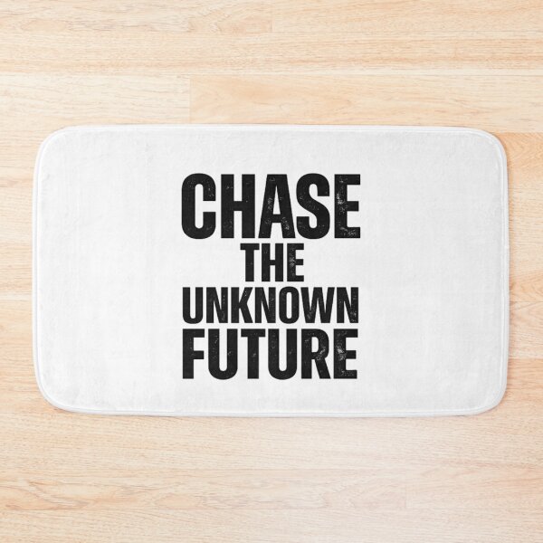Item preview, CHASE THE UNKNOWN FUTURE - Distressed Vintage Typography T-Shirt Design | Transparent PNG designed and sold by arifali786.