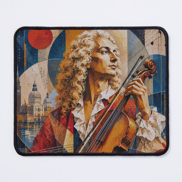 Item preview, Antonio Vivaldi, Italian composer and violinist painting. designed and sold by GalleryKauffeld.