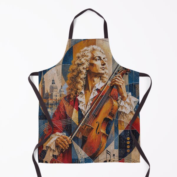 Item preview, Antonio Vivaldi, Italian composer and violinist painting. designed and sold by GalleryKauffeld.