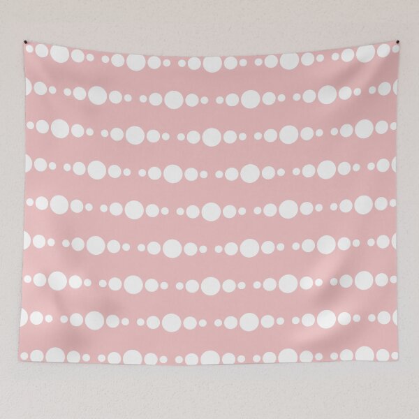 Item preview, Tea rose & white dotted pattern designed and sold by Mint + Midnight.