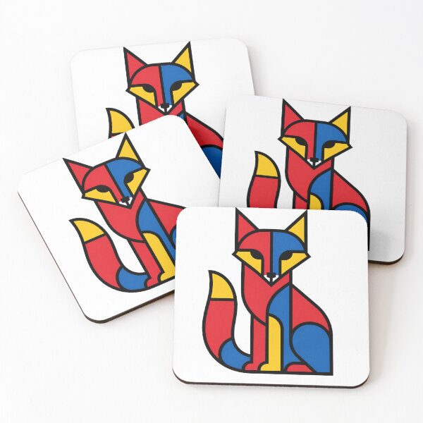 Artikelvorschau, Bauhaus Fuchs Maskottchen entworfen und verkauft von Modern Mascot Archive.