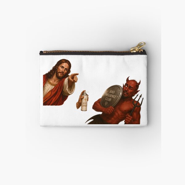 Item preview, jesus not today satan meme  designed and sold by PatternFly.
