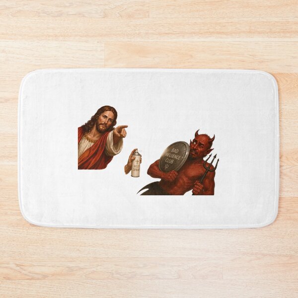 Item preview, jesus not today satan meme  designed and sold by PatternFly.
