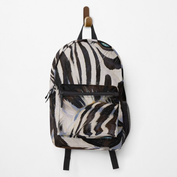 Item preview, The Radiance Zebra - Blue-Eyed Zebra Portrait designed and sold by IsabellaBorduasArt.