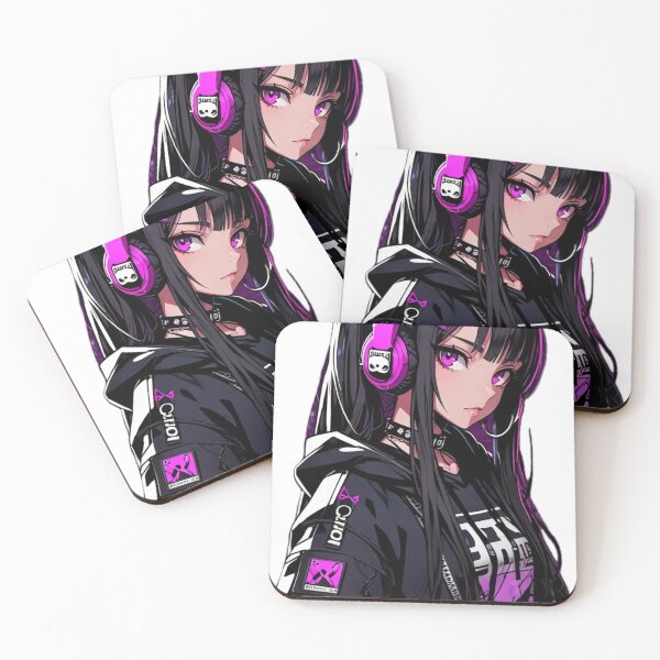 Item preview, Pink Cyber Gamer Girl Anime Art designed and sold by AnimDream .