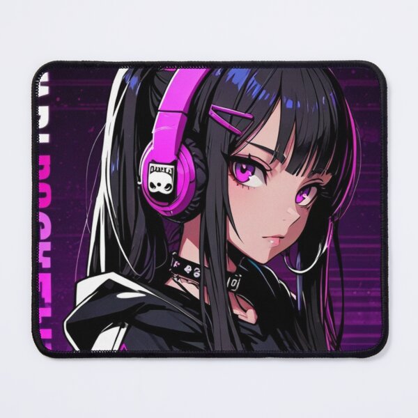 Item preview, Pink Cyber Gamer Girl Anime Art designed and sold by AnimDream .