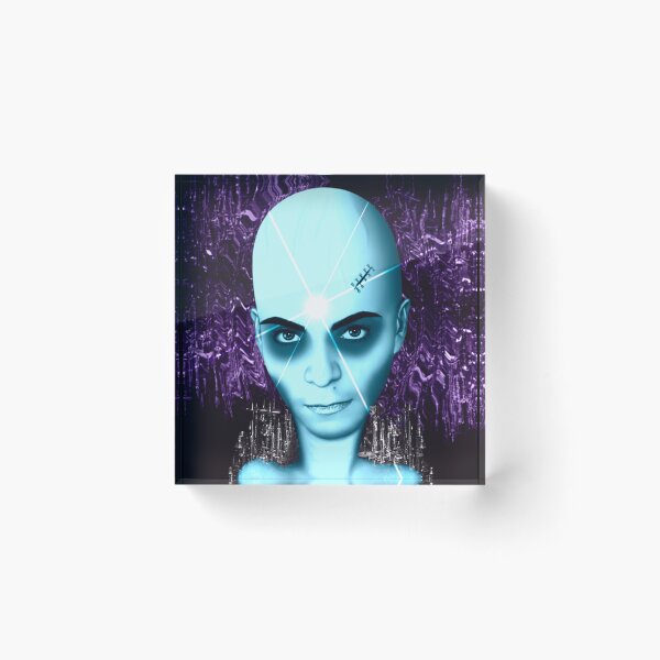 Item preview, Leaving the Synthetic Futuristic Portrait designed and sold by danielrospad.
