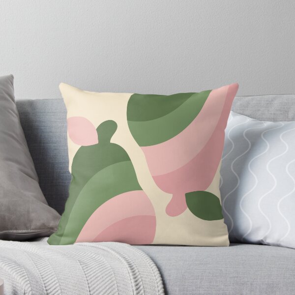 Item preview, Minimalist Boho Pears - Pastel Pink and Sage Green Art designed and sold by nineFlorals.