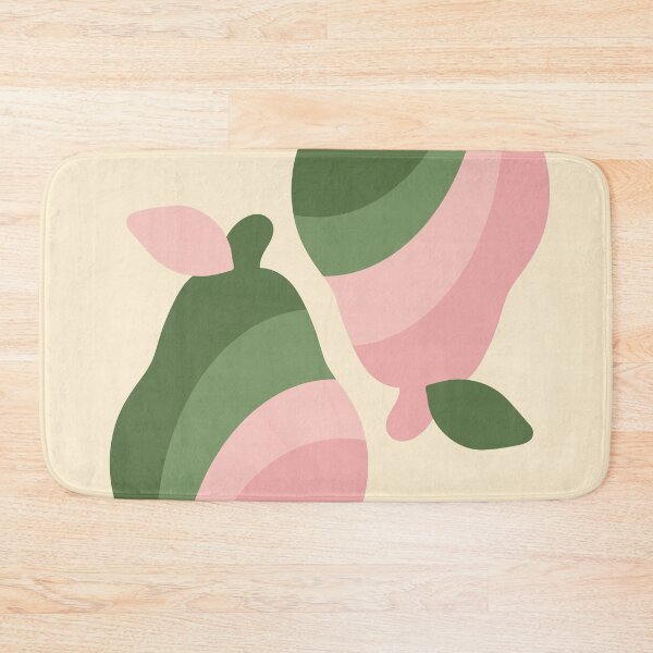 Item preview, Minimalist Boho Pears - Pastel Pink and Sage Green Art designed and sold by nineFlorals.