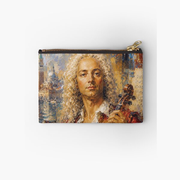 Item preview, Antonio Vivaldi, Italian composer and violinist painting. designed and sold by GalleryKauffeld.