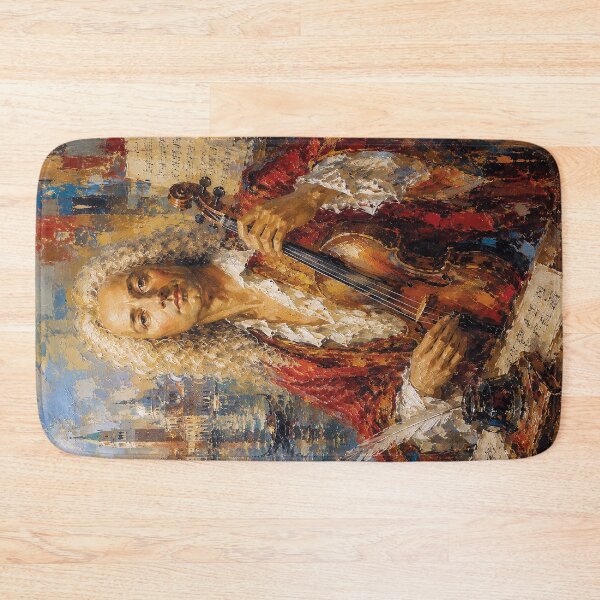 Item preview, Antonio Vivaldi, Italian composer and violinist painting. designed and sold by GalleryKauffeld.