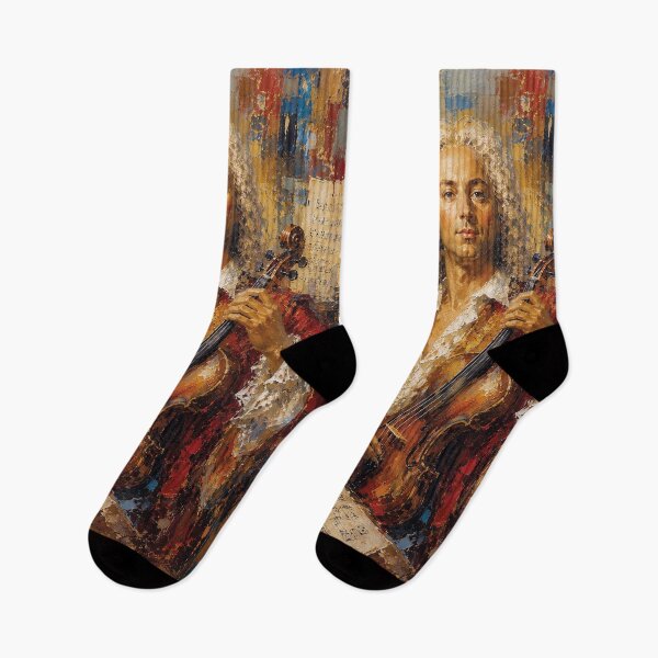 Item preview, Antonio Vivaldi, Italian composer and violinist painting. designed and sold by GalleryKauffeld.