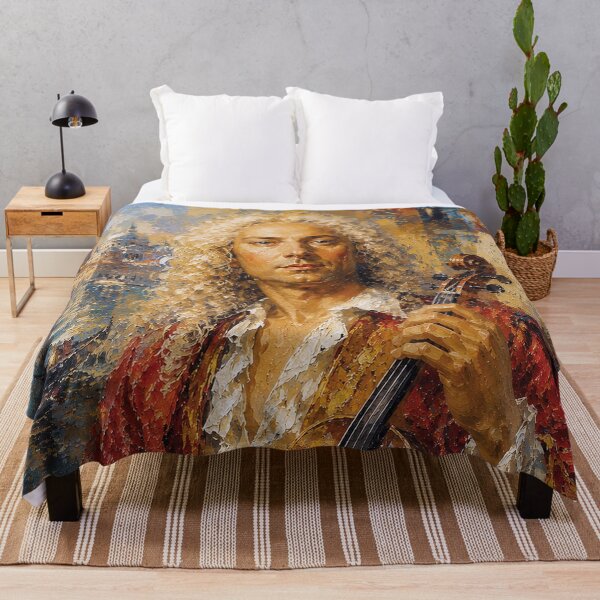 Item preview, Antonio Vivaldi, Italian composer and violinist painting. designed and sold by GalleryKauffeld.