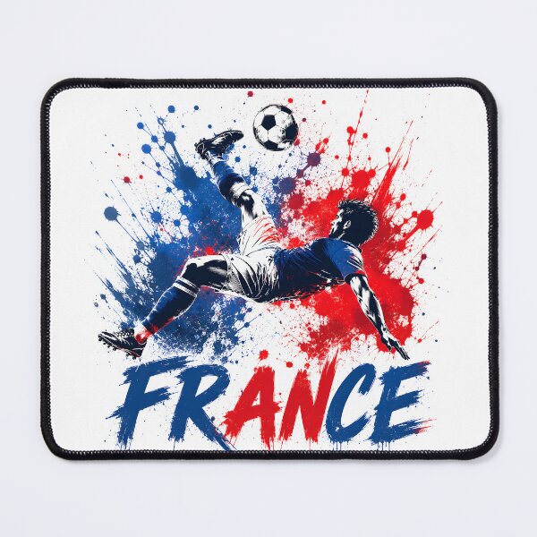 Item preview, French Football Colors Tricolor Shirt | Blue White Red Soccer Pride Tee | Fan Gift Idea designed and sold by 3ac-Arts.