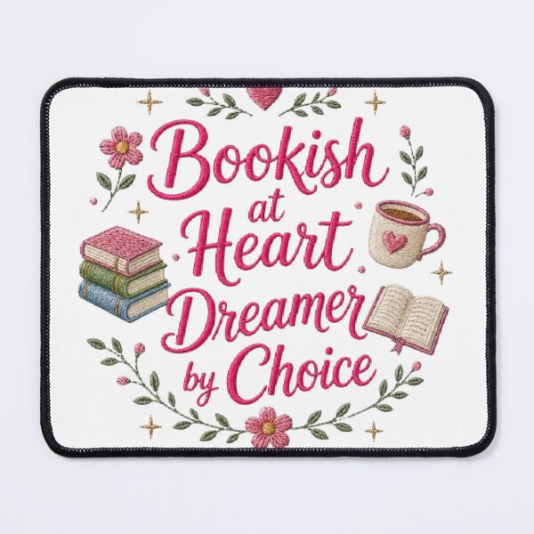 Item preview, Bookish at Heart Dreamer by Choice | Cute Reading Aesthetic Design designed and sold by AveniaOficial.
