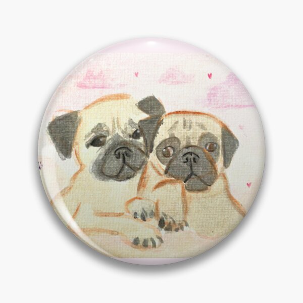 Item preview, Pugs in love designed and sold by San-shine-arts.