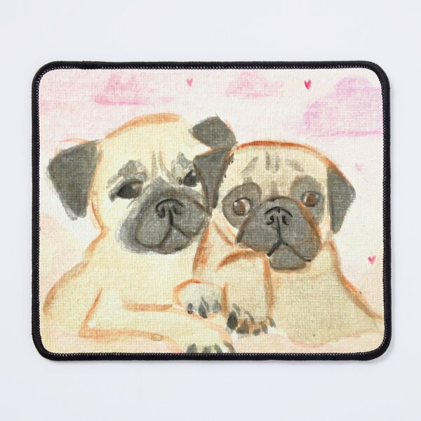 Item preview, Pugs in love designed and sold by San-shine-arts.