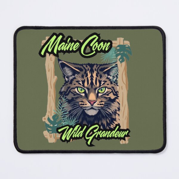 Item preview, Maine Coon Wild Grandeur Exotic Forest Jungle Cat Art designed and sold by hoodiehood.