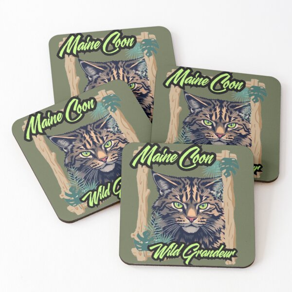 Item preview, Maine Coon Wild Grandeur Exotic Forest Jungle Cat Art designed and sold by hoodiehood.