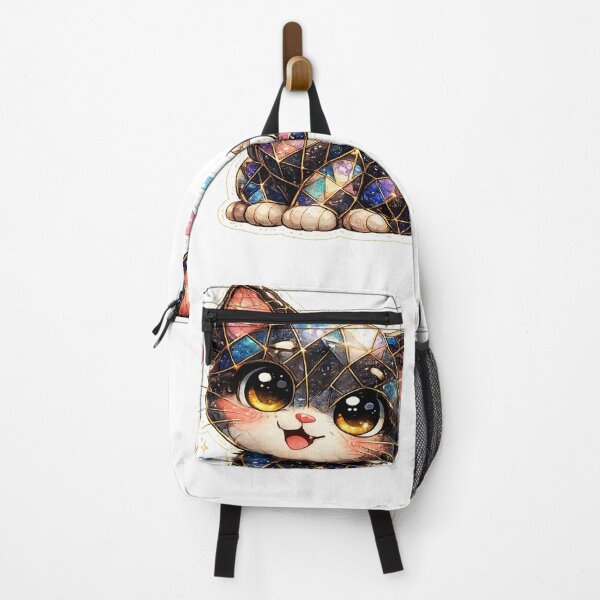 Item preview, Cute Mosaic Glass Cat Sticker designed and sold by Genzfirevibes.