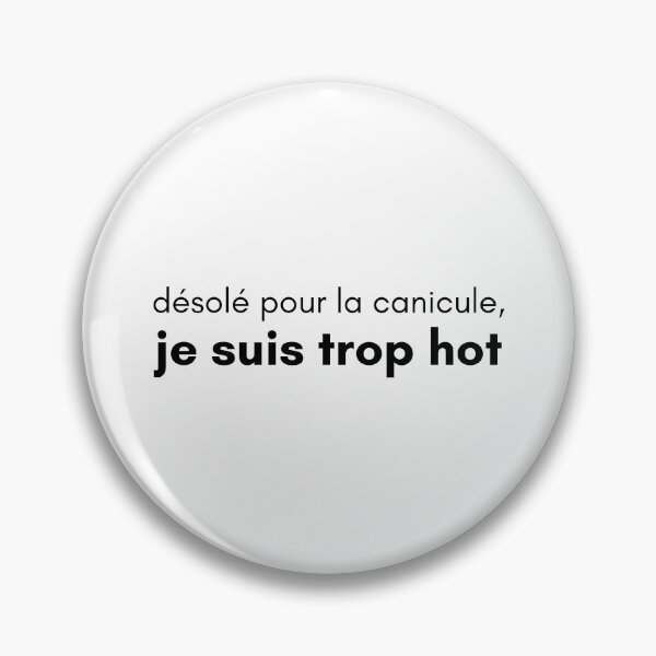 Item preview, désolé pour la canicule, je suis trop hot designed and sold by Crealice.