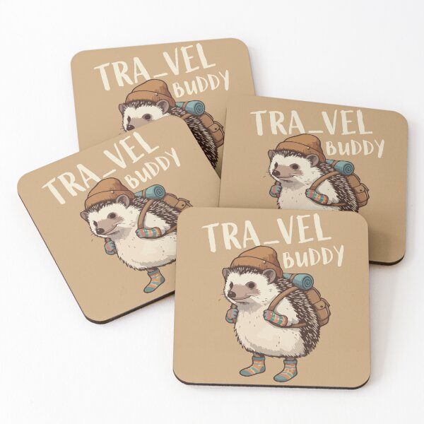 Item preview, Cute Traveling Hedgehog Backpacker Adventurer designed and sold by Amir Faysal.