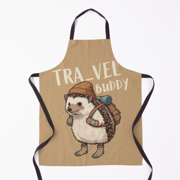Item preview, Cute Traveling Hedgehog Backpacker Adventurer designed and sold by Amir Faysal.