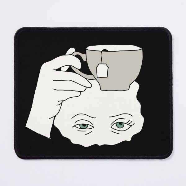 Item preview, Hand Holding Tea Cup – Minimalist Graphic Illustration designed and sold by LeshanArt.