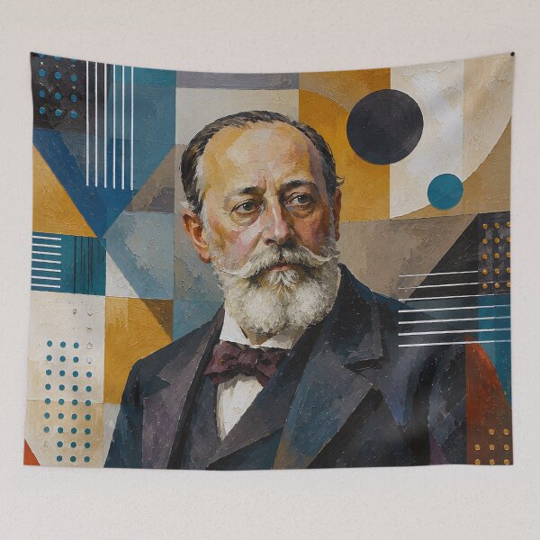 Item preview, Camille Saint-Saëns, French composer, organist and pianist painting. designed and sold by GalleryKauffeld.