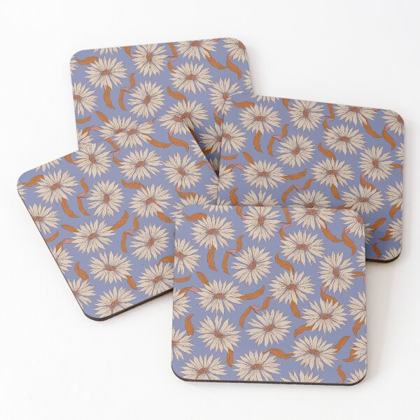 Item preview, Blue daisies · Floral background designed and sold by dacoparo.